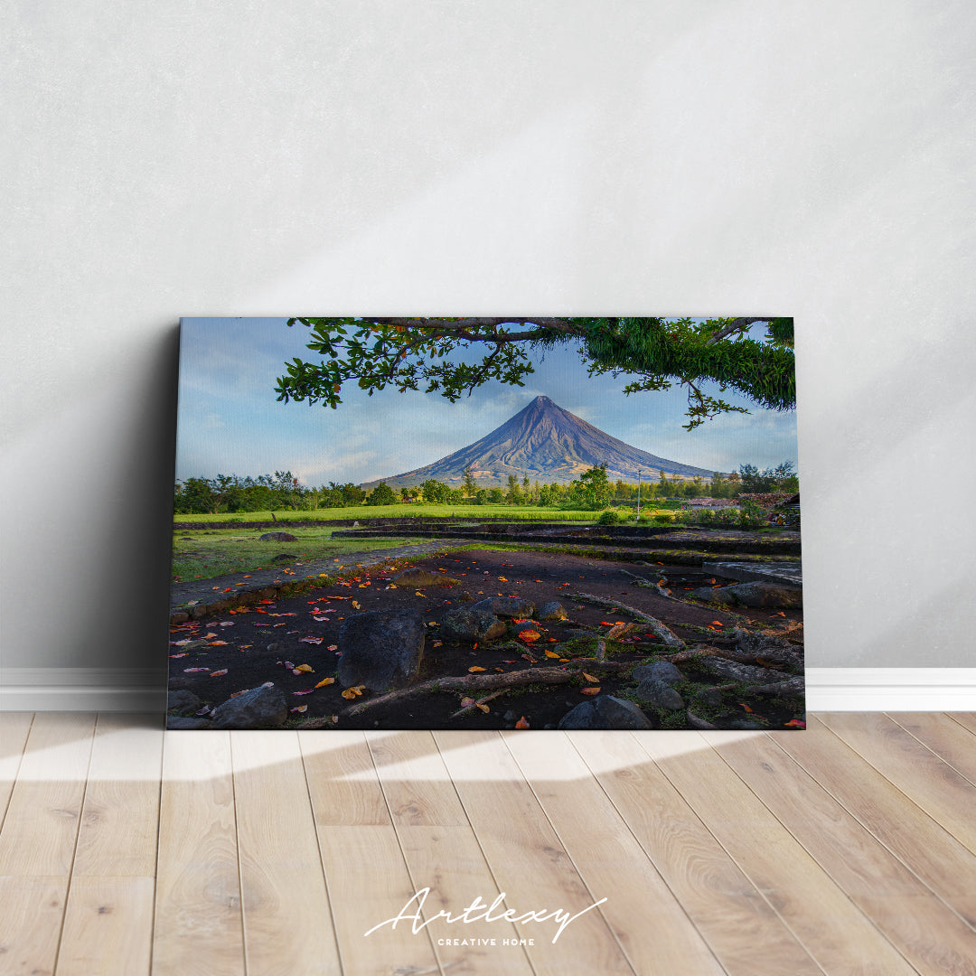 Mayon Volcano Philippines Canvas Print ArtLexy   