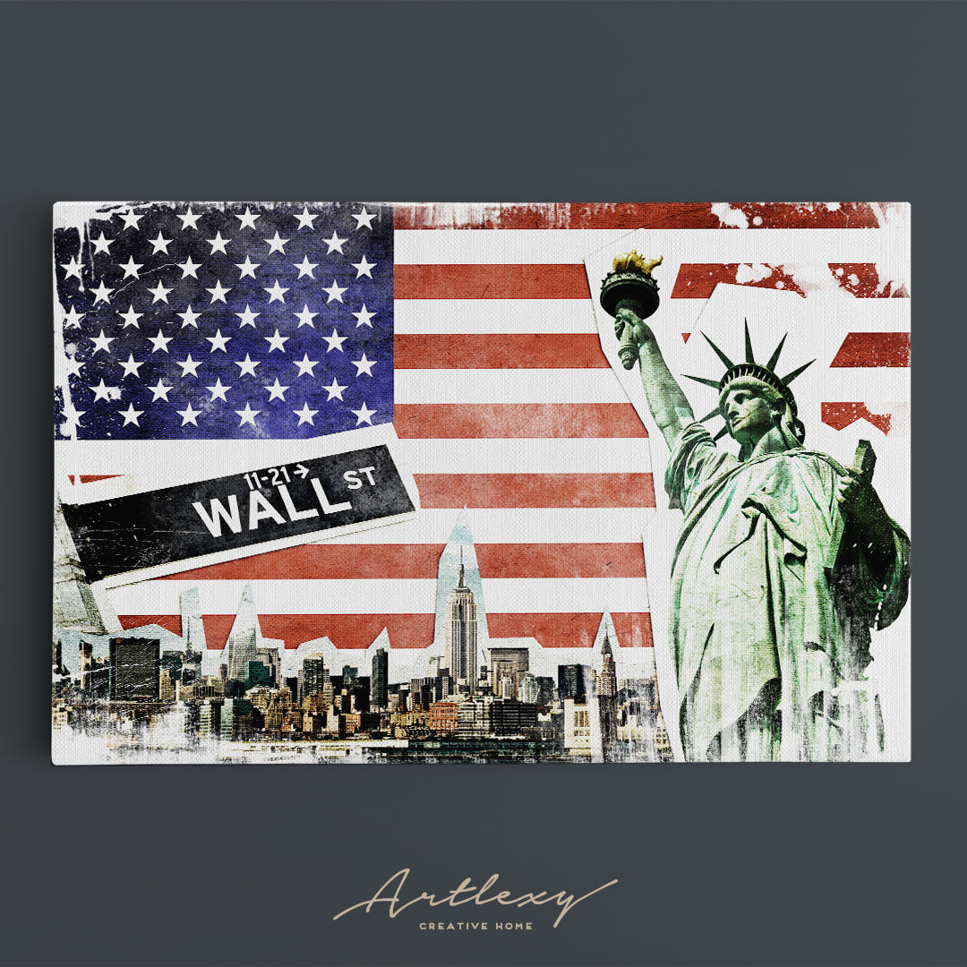 American Symbols Canvas Print ArtLexy   