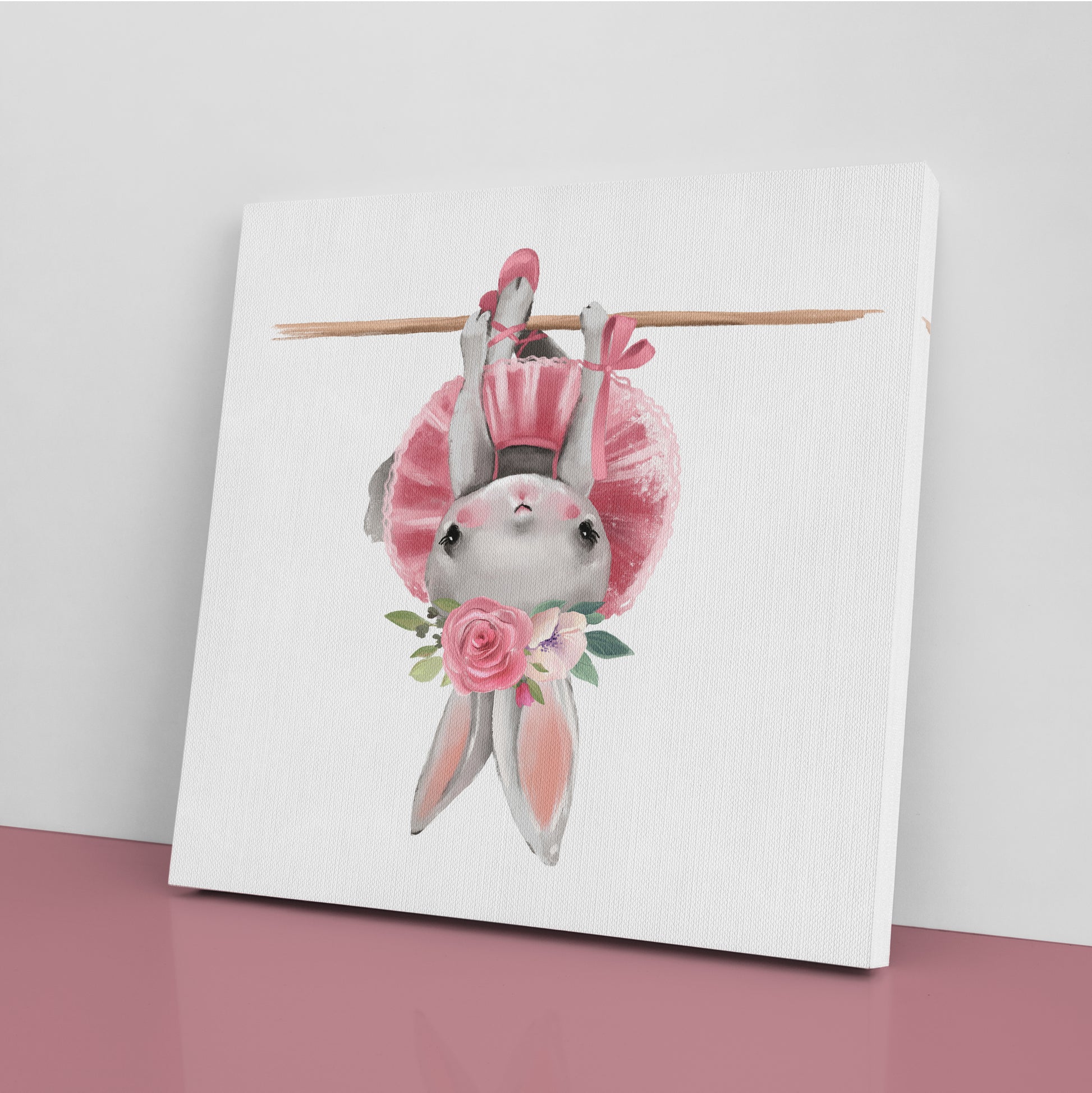 Bunny Ballerina Canvas Print ArtLexy   