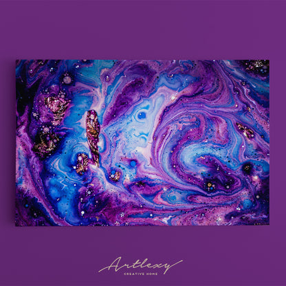 luxury Purple Marble Pattern Canvas Print ArtLexy   
