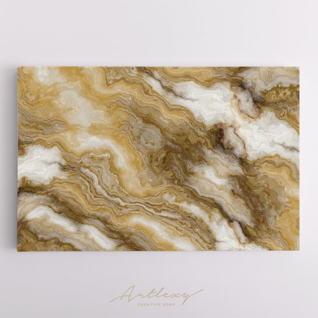 Abstract Marble with Curly Veins Canvas Print ArtLexy   