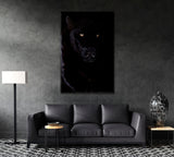 Black Jaguar Canvas Print ArtLexy   