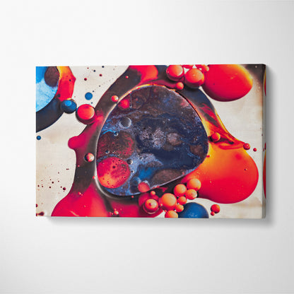 Creative Multicolor Bubbles Canvas Print ArtLexy 1 Panel 24"x16" inches 
