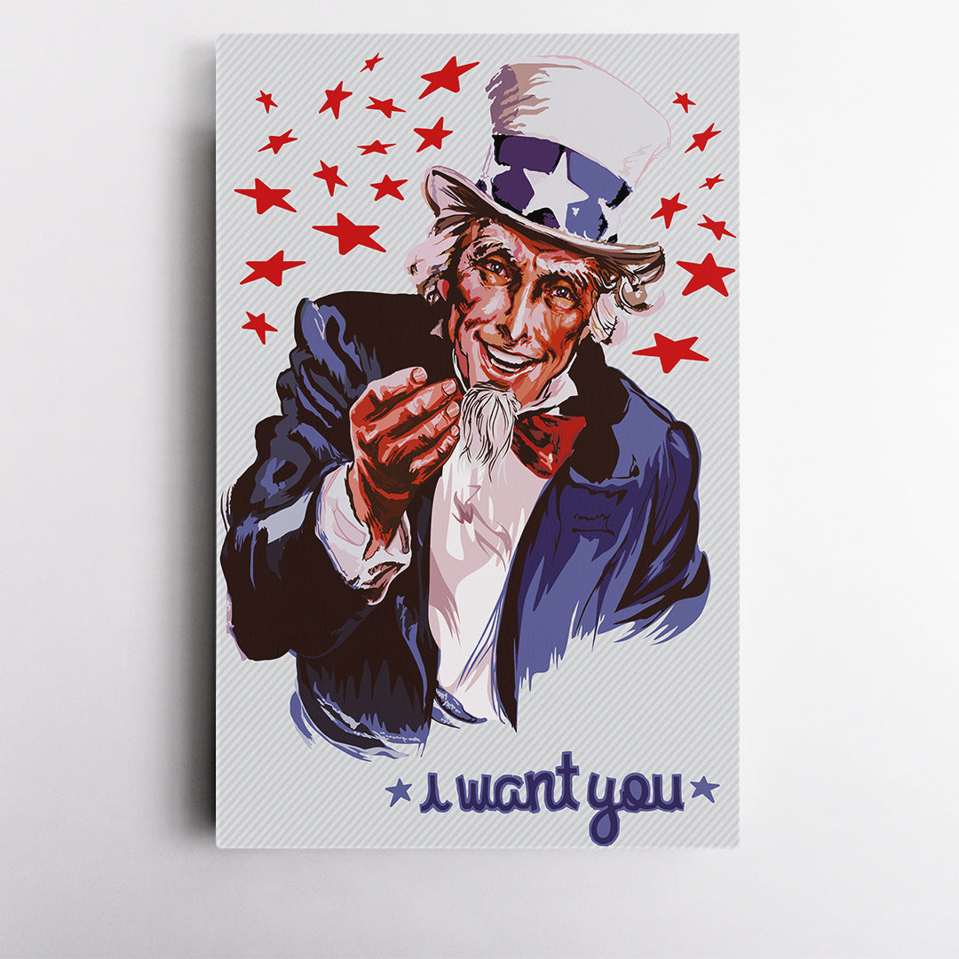 Uncle Sam (I Want You) Canvas Print ArtLexy   