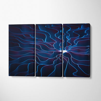 Abstract Nerve Cell Canvas Print ArtLexy 3 Panels 36"x24" inches 