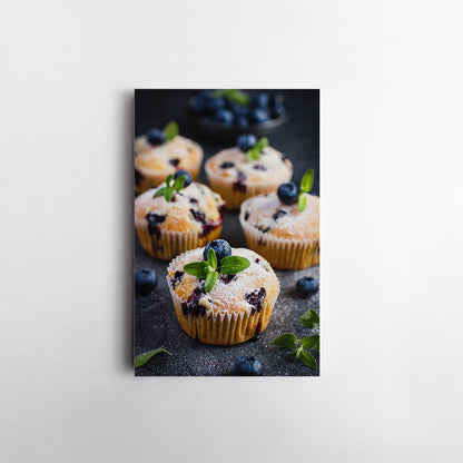 Blueberry Muffins Canvas Print ArtLexy   
