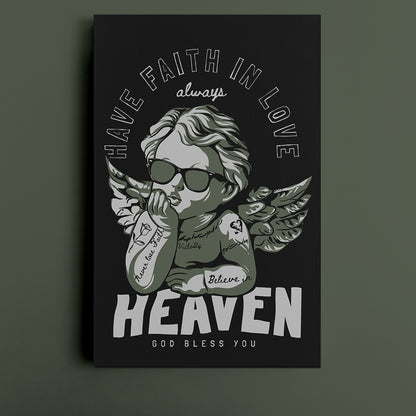 Believe in Heaven Canvas Print ArtLexy   