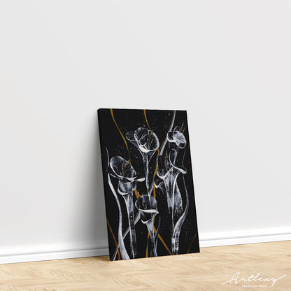 Abstract Lilies Canvas Print ArtLexy   