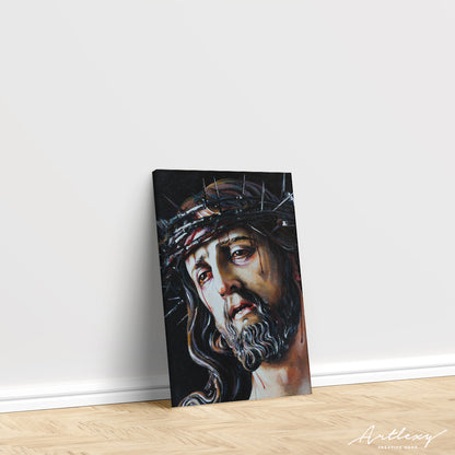Jesus Christ in Crown of Thorns Canvas Print ArtLexy   