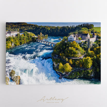 Rhine Falls Switzerland Canvas Print ArtLexy   