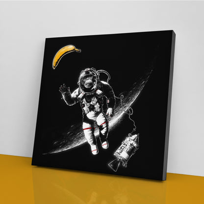 Monkey Astronaut Canvas Print ArtLexy   