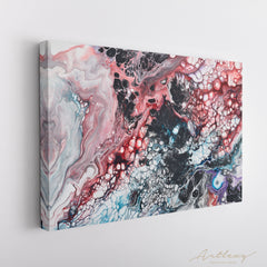 Abstract Mixing Paints Marble Fluid Art Canvas Print ArtLexy   