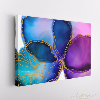 Elegant Abstract Flower Canvas Print ArtLexy   