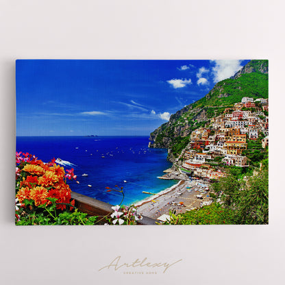 Amalfi Coast Italy Canvas Print ArtLexy   