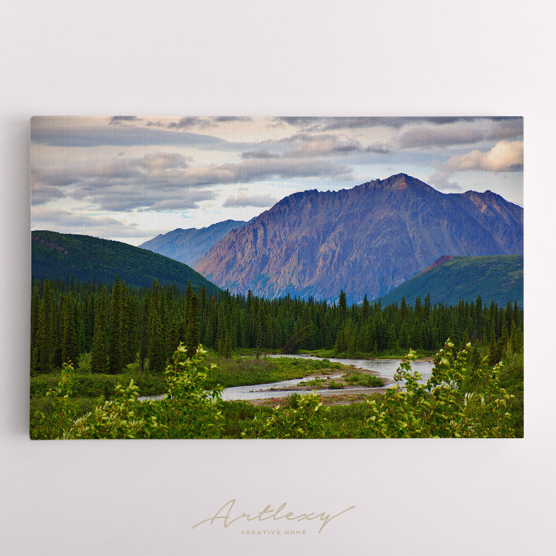 Denali National Park Nature Landscape Alaska Canvas Print ArtLexy   