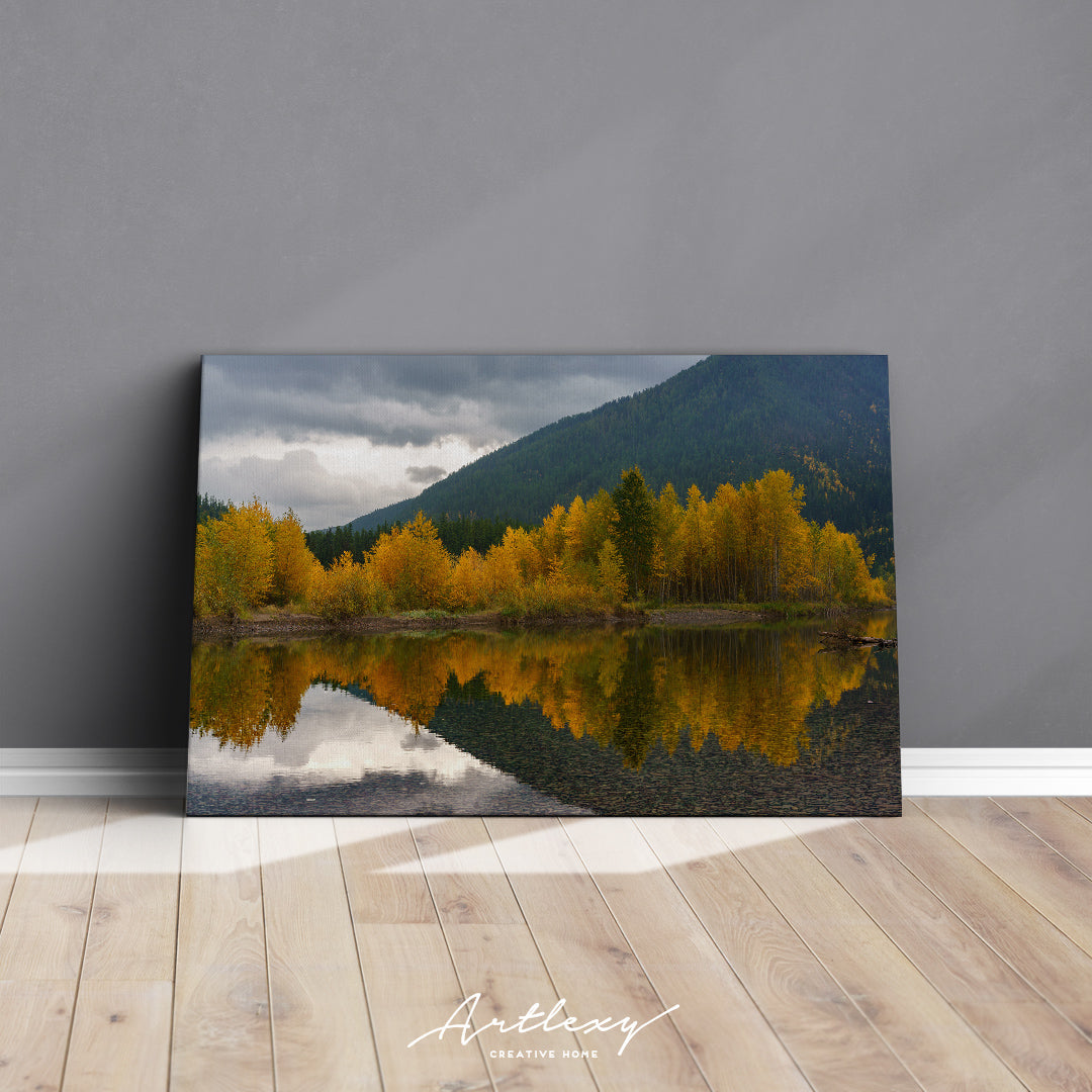 Montana Autumn Landscape Canvas Print ArtLexy   
