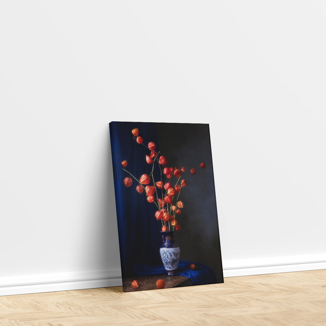 Still Life Bouquet of Dried Flowers Canvas Print ArtLexy   