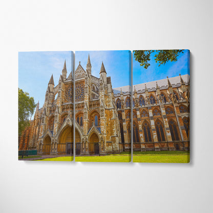 St Margaret Church Westminster London Canvas Print ArtLexy 3 Panels 36"x24" inches 