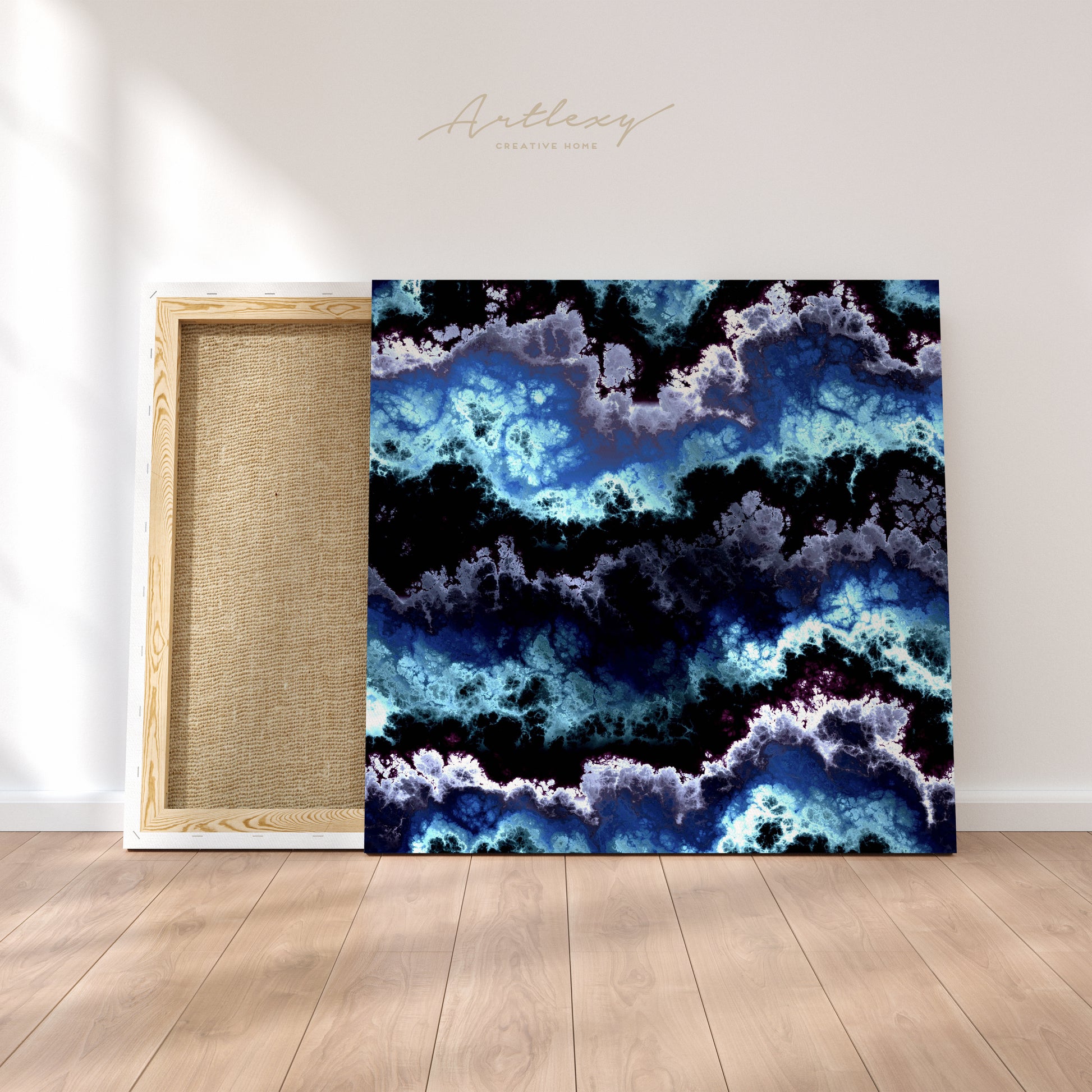 Marble Clouds Canvas Print ArtLexy 1 Panel 12"x12" inches 