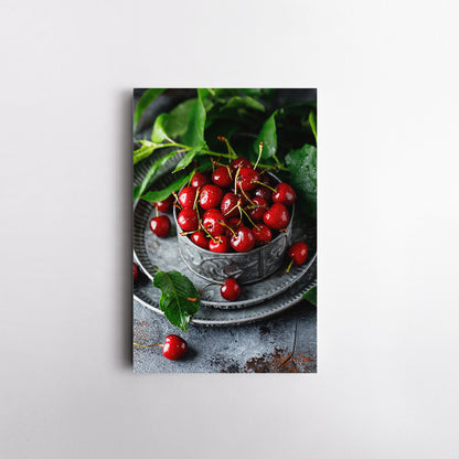 Ripe Sweet Cherry Canvas Print ArtLexy   