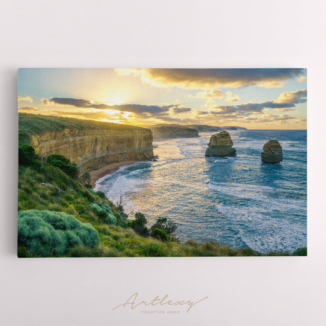Gibson Steps on Great Ocean Road Australia Canvas Print ArtLexy   