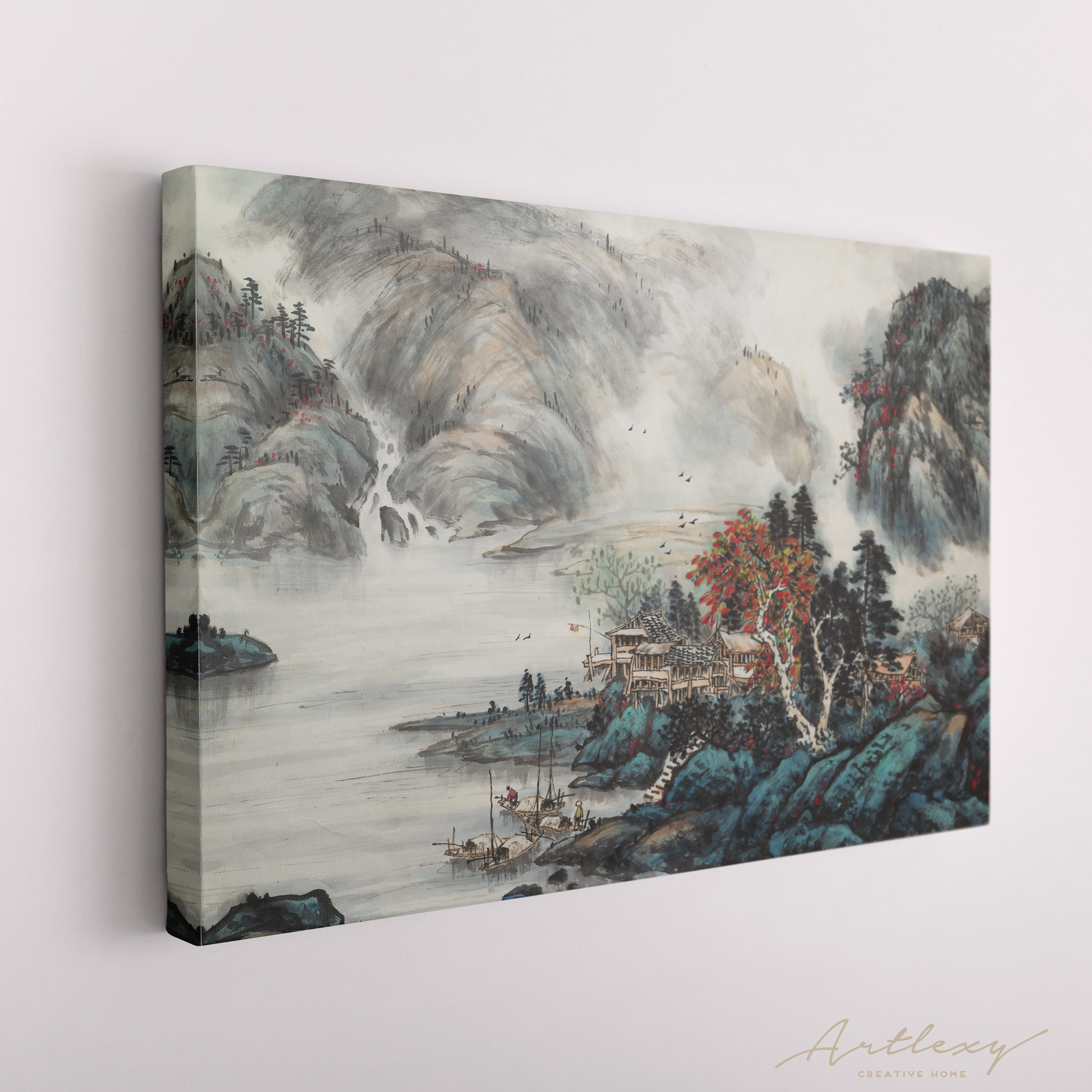 Chinese Traditional Landscape Canvas Print ArtLexy   