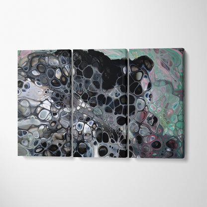 Creative Abstract Mixed Pattern Canvas Print ArtLexy 3 Panels 36"x24" inches 