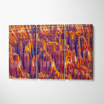 Bryce Point Bryce Canyon National Park Utah Canvas Print ArtLexy 3 Panels 36"x24" inches 