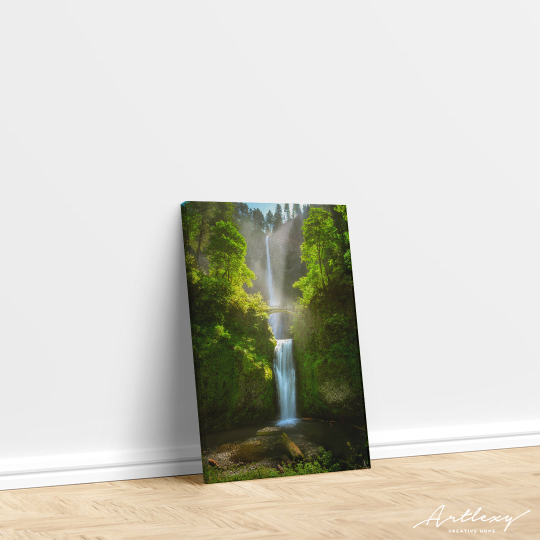 Multnomah Falls Oregon Canvas Print ArtLexy   