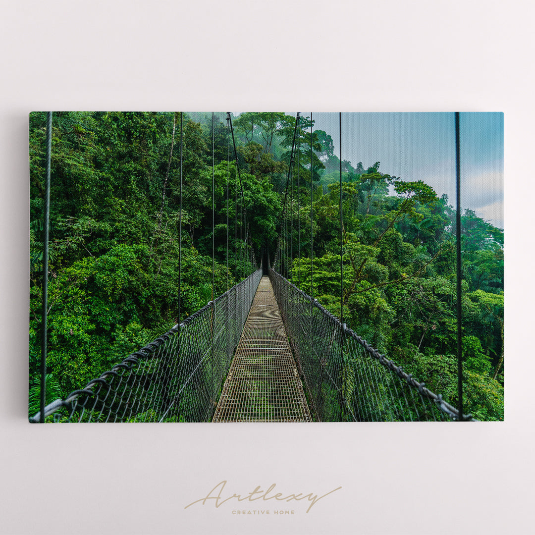 Mistico Arenal Hanging Bridges Park Costa Rica Canvas Print ArtLexy   
