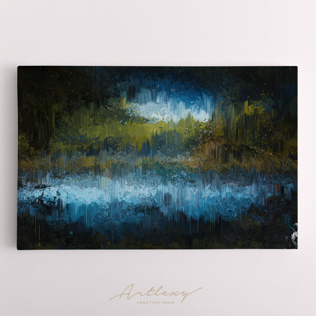 Abstract Forest Lake Canvas Print ArtLexy   
