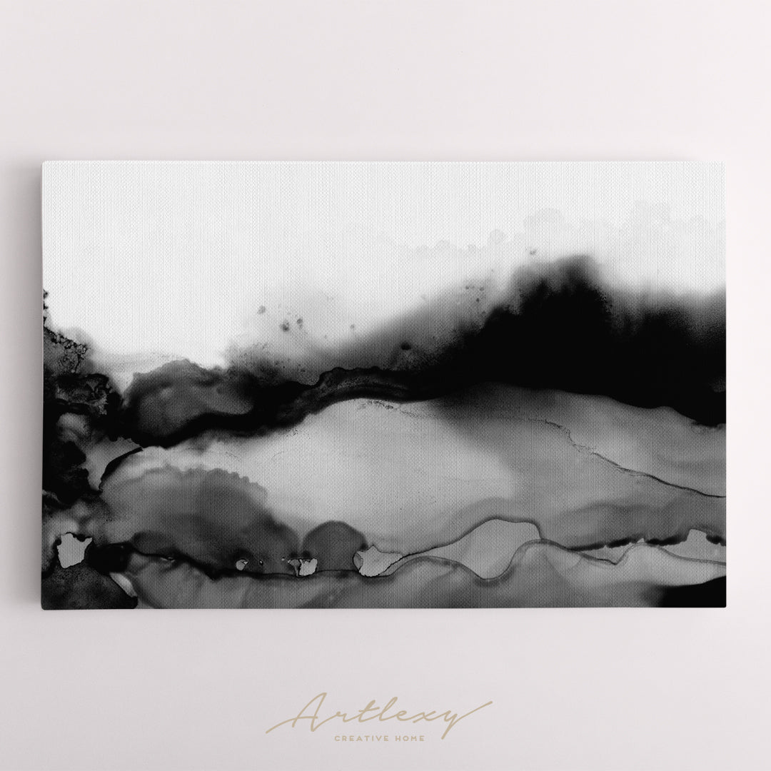Abstract Black and White Canvas Print ArtLexy   