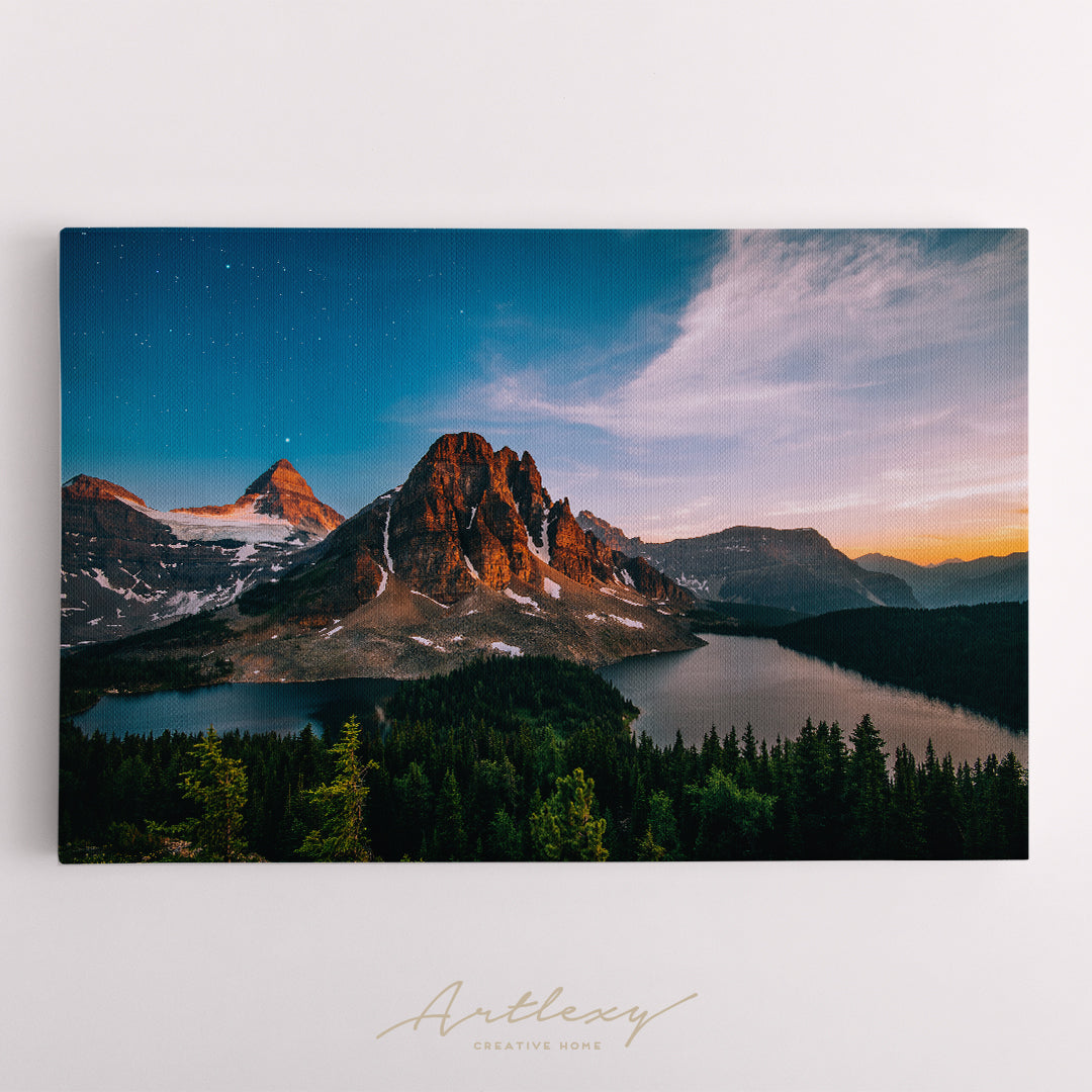 Mount Assiniboine Canvas Print ArtLexy   