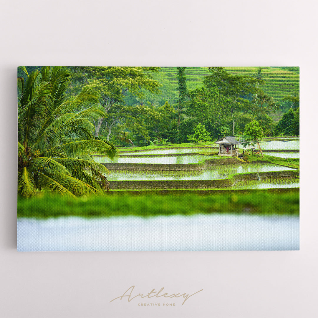 Jatiluwih Rice Terrace Fields Indonesia Canvas Print ArtLexy   