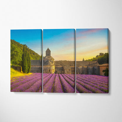 Senanque Abbey with Lavender Field Provence France Canvas Print ArtLexy   