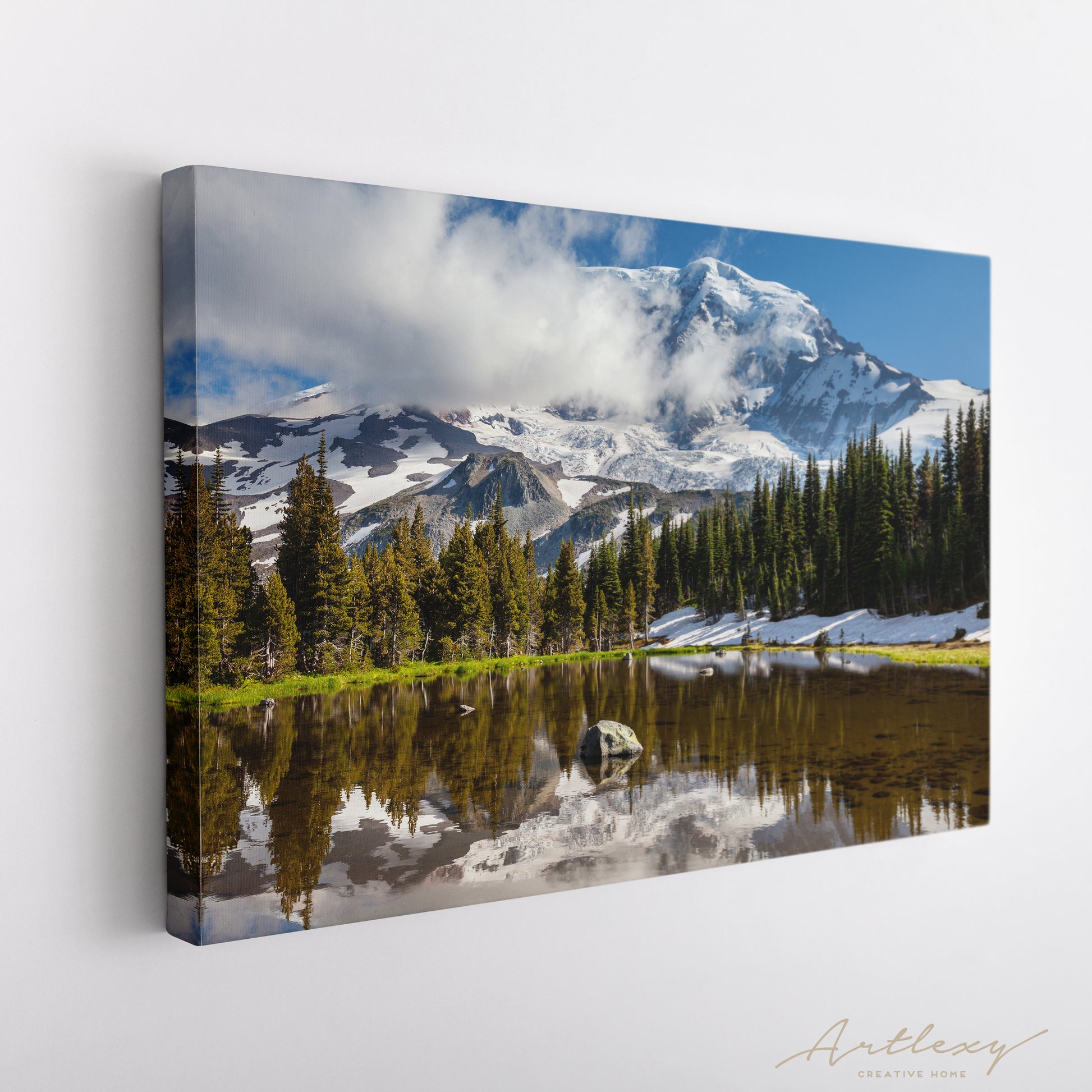 Mount Rainier National Park Washington Canvas Print ArtLexy   