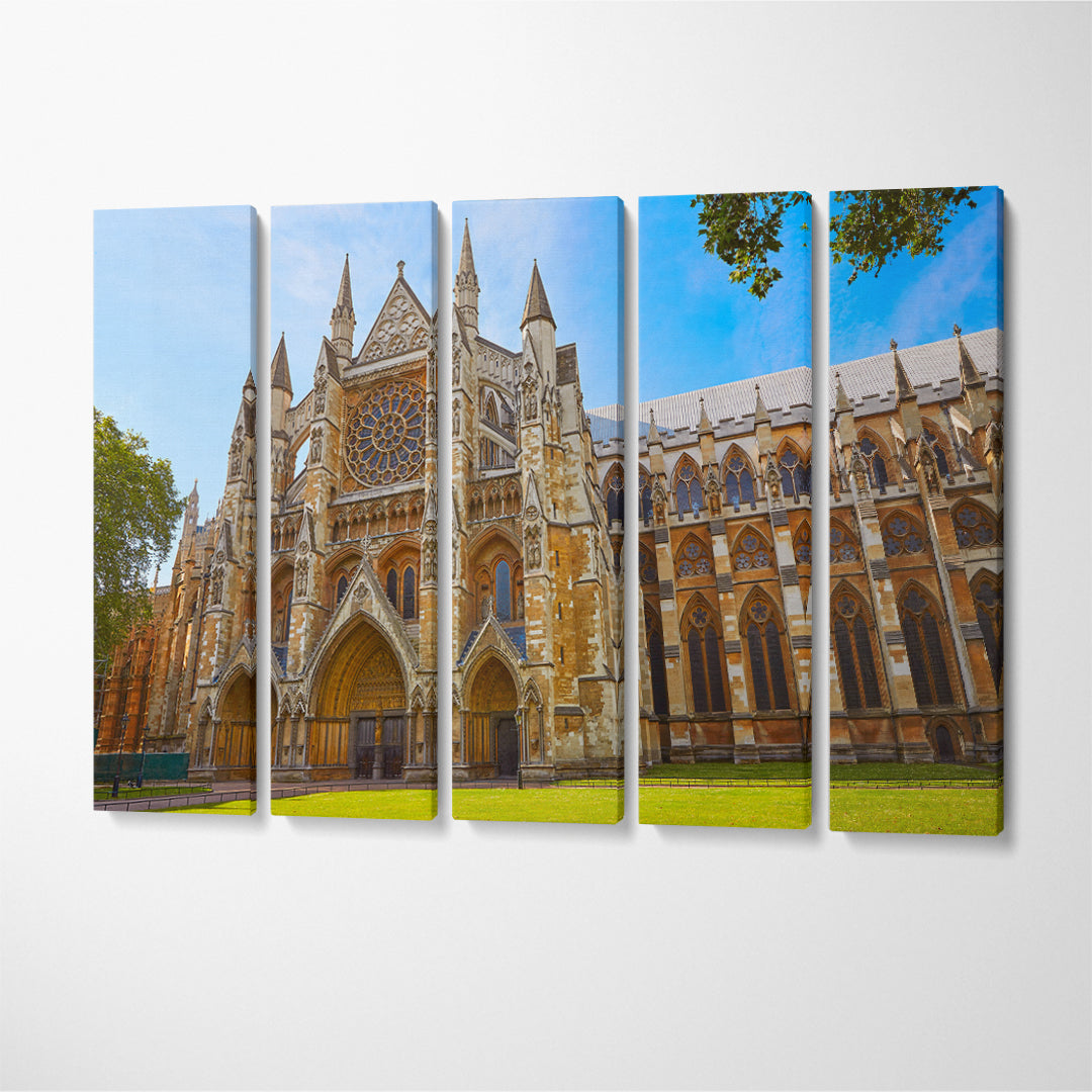 St Margaret Church Westminster London Canvas Print ArtLexy 5 Panels 36"x24" inches 