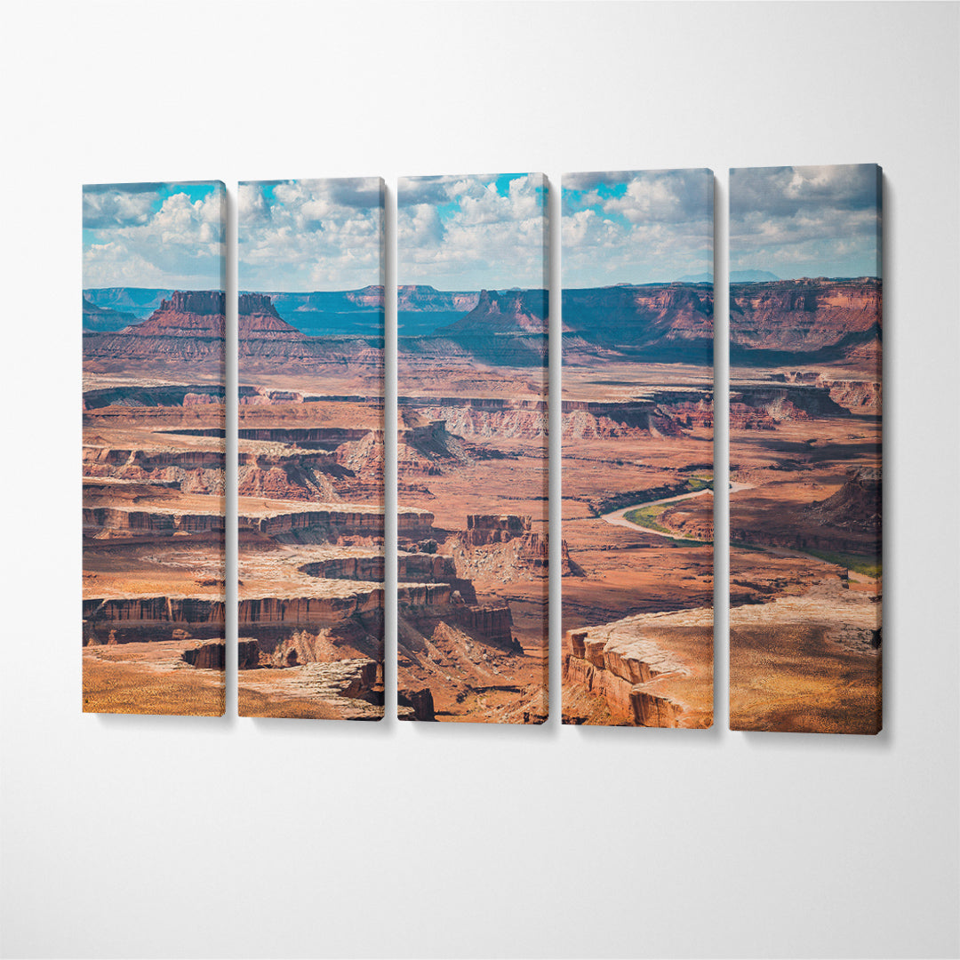 Canyonlands National Park Utah USA Canvas Print ArtLexy 5 Panels 36"x24" inches 