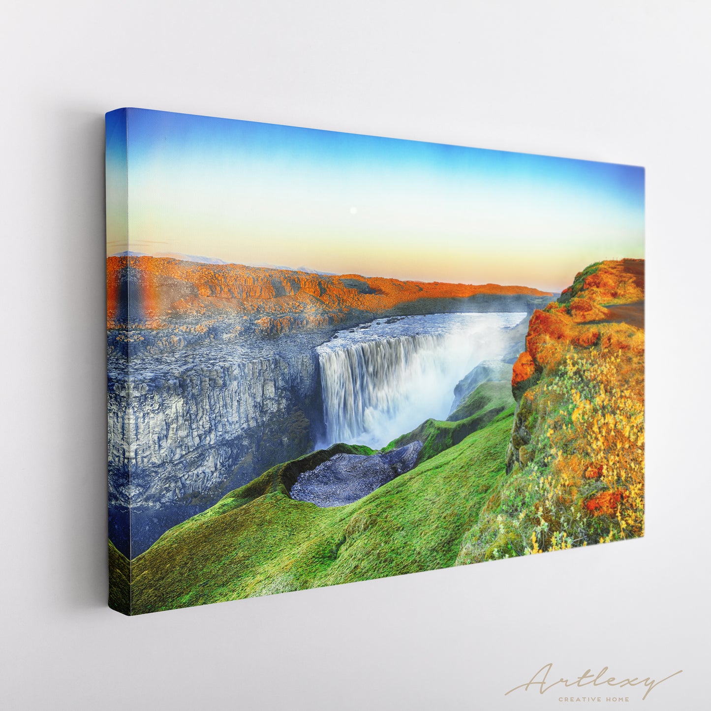 Dettifoss Waterfall Northeastern Iceland Canvas Print ArtLexy   