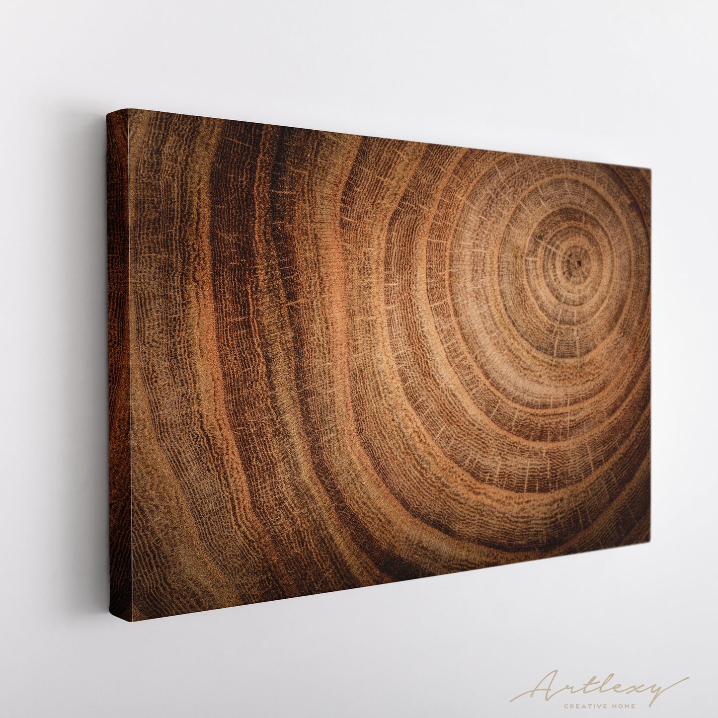Old Oak Tree Log Canvas Print ArtLexy   