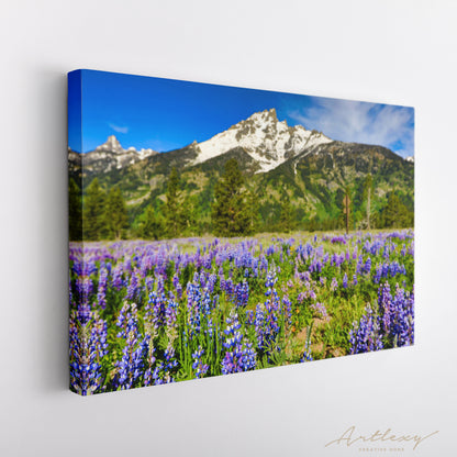 Grand Teton Mountains Jackson Wyoming Canvas Print ArtLexy   
