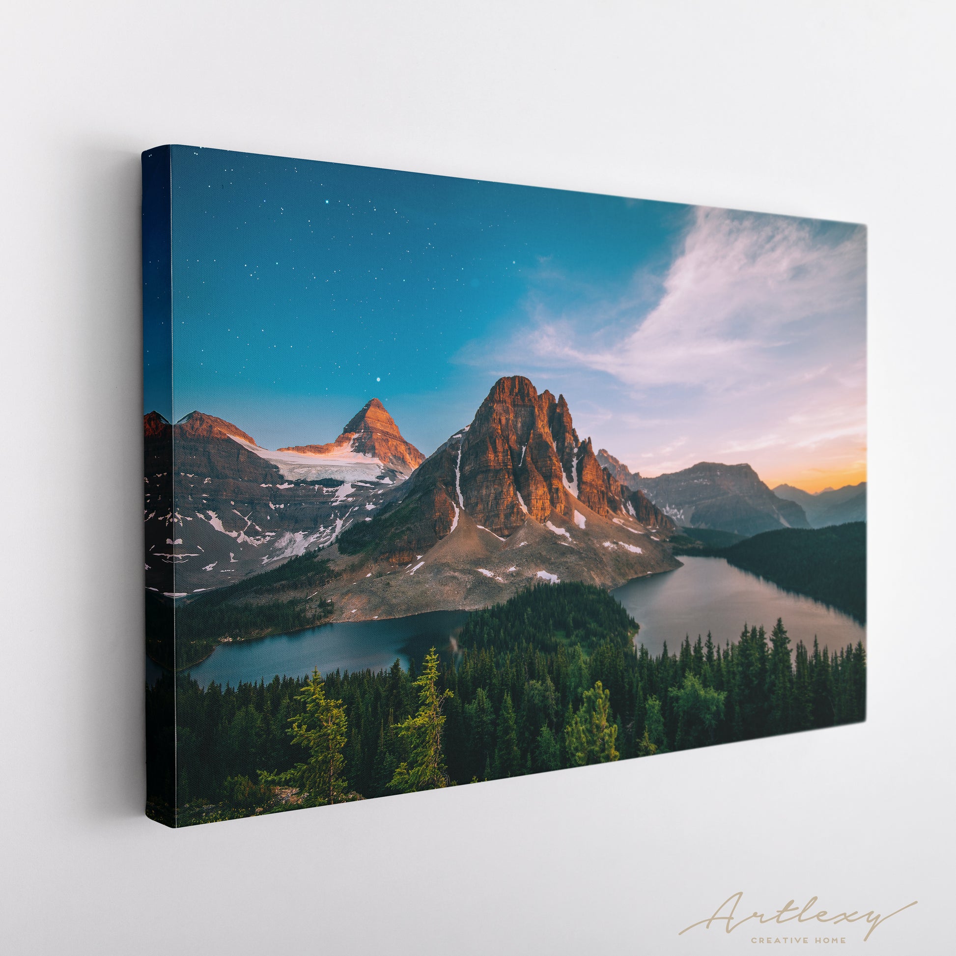 Mount Assiniboine Canvas Print ArtLexy   