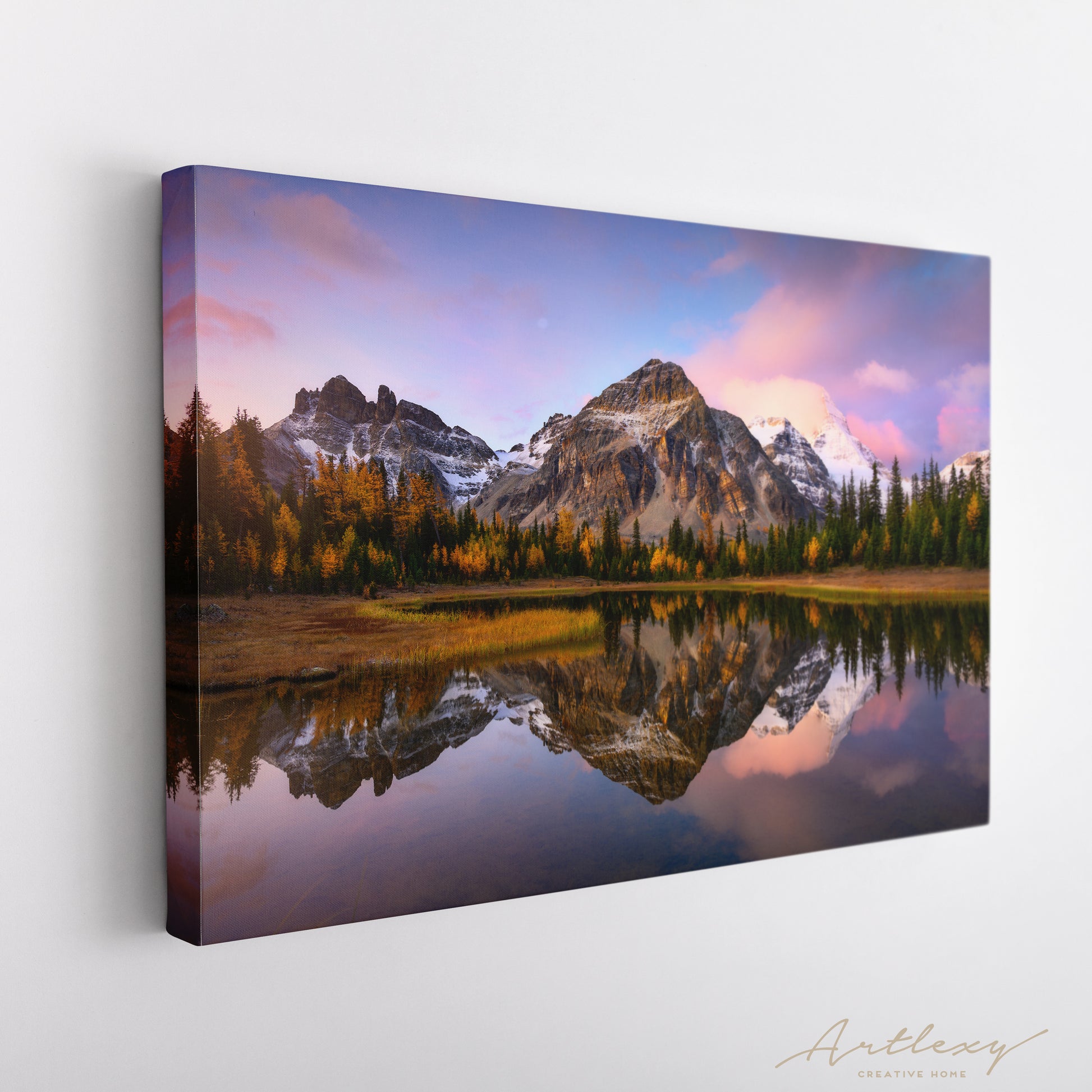 Mount Assiniboine Alberta Canada Canvas Print ArtLexy   