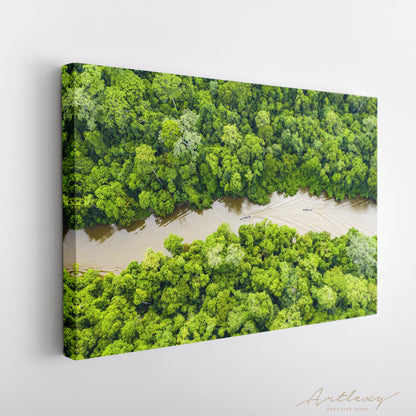 Tropical Rainforest Taman Negara National Park Malaysia Canvas Print ArtLexy   