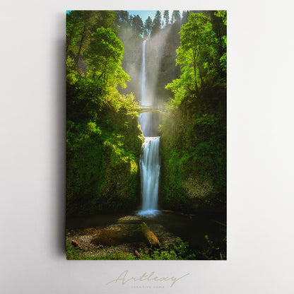 Multnomah Falls Oregon Canvas Print ArtLexy   
