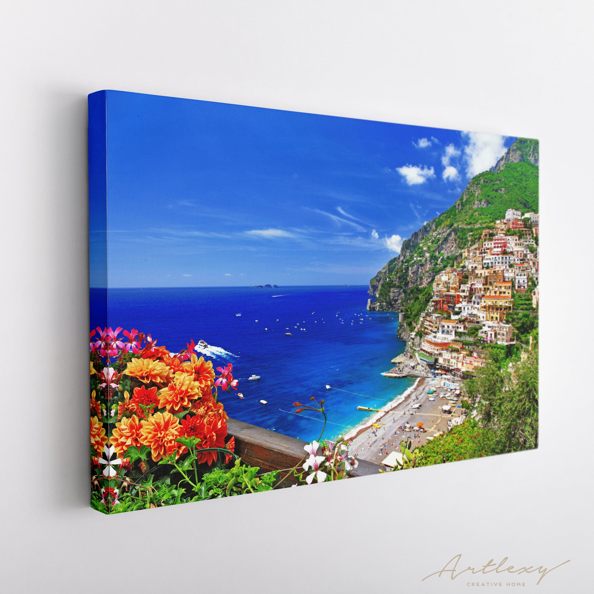 Amalfi Coast Italy Canvas Print ArtLexy   