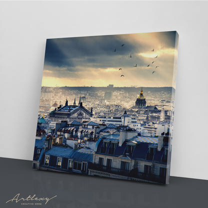 Paris Cityscape Canvas Print ArtLexy   