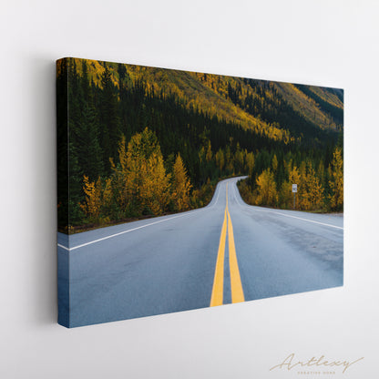 Alaska Highway Canvas Print ArtLexy   