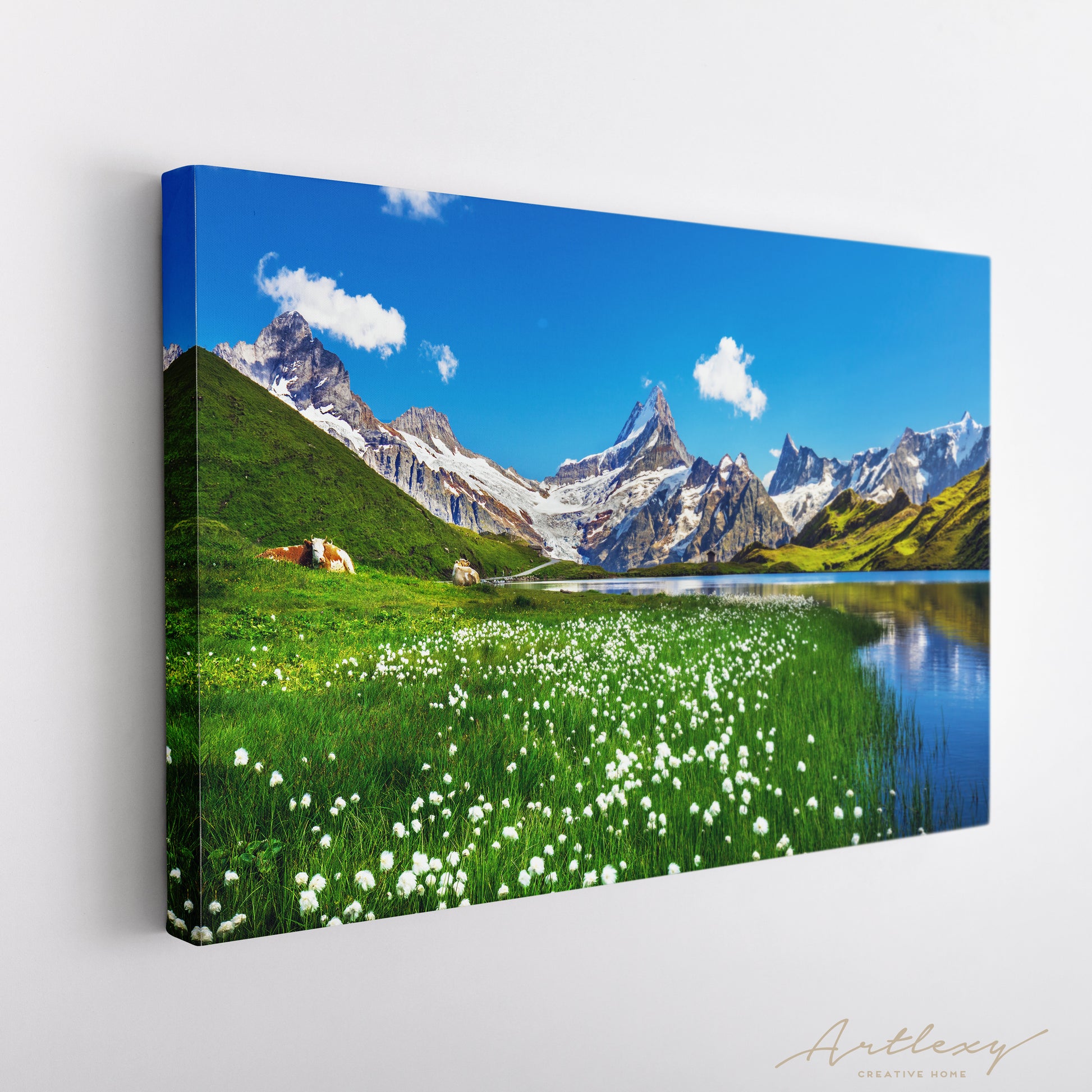 Bernese Range Switzerland Canvas Print ArtLexy   