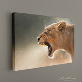 Wild Lioness Canvas Print ArtLexy   